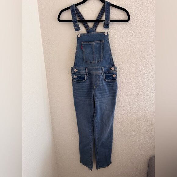 Levi's Blue Denim Overalls with Adjustable Straps - Picture 1 of 7